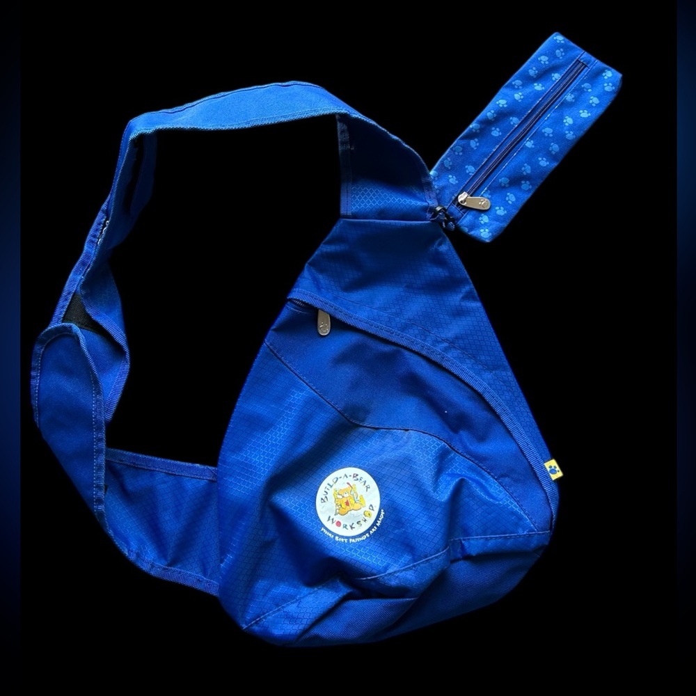 ✨Vintage Blue Build-A-Bear Workshop crossbody bag✨
